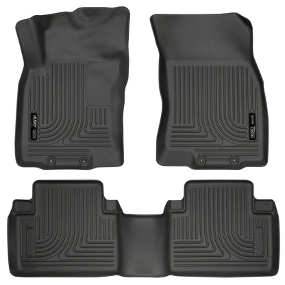 Weatherbeater Front & 2nd Seat Floor Liners For 2014-2020 Rogue/X-Trail Husky Liners