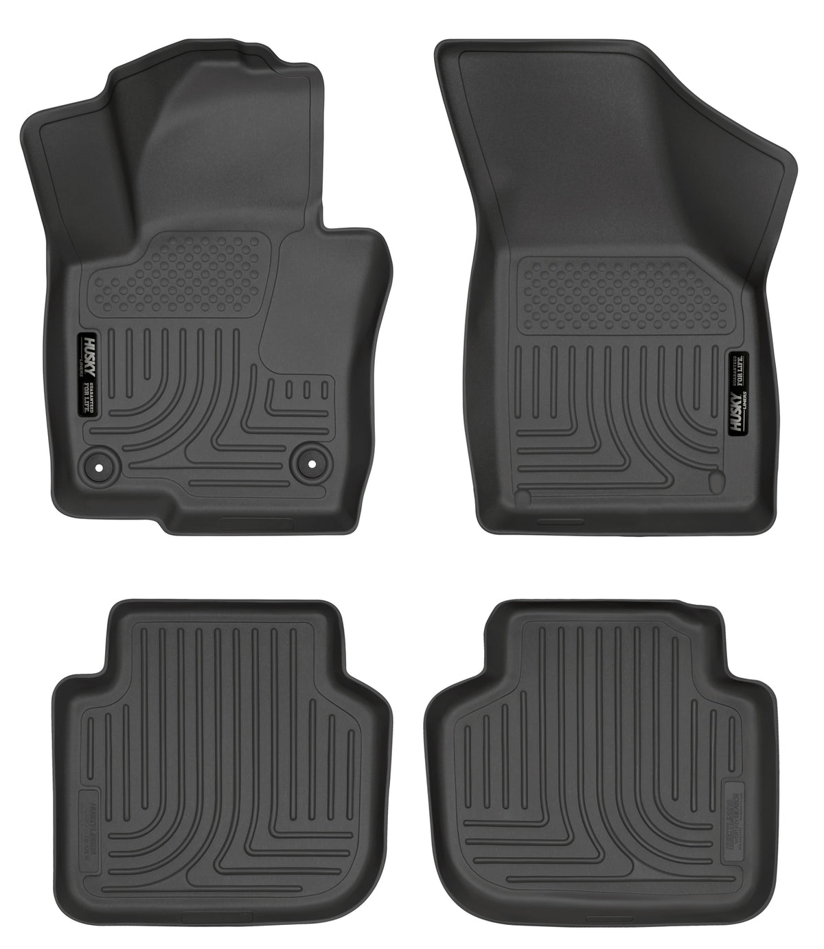 Weatherbeater Front & 2nd Seat Floor Liners For 2012-2022 Passat Husky Liners