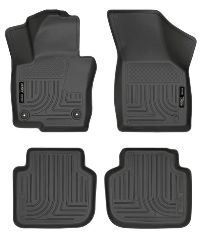 Weatherbeater Front & 2nd Seat Floor Liners For 2012-2022 Passat Husky Liners