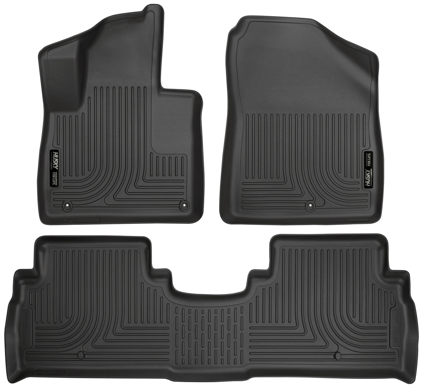 Weatherbeater Front & 2nd Seat Floor Liners For 2016-2020 Sorento Husky Liners