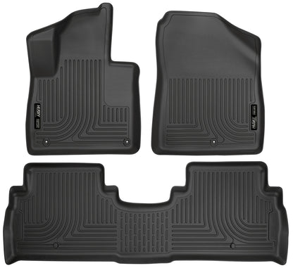 Weatherbeater Front & 2nd Seat Floor Liners For 2016-2020 Sorento Husky Liners