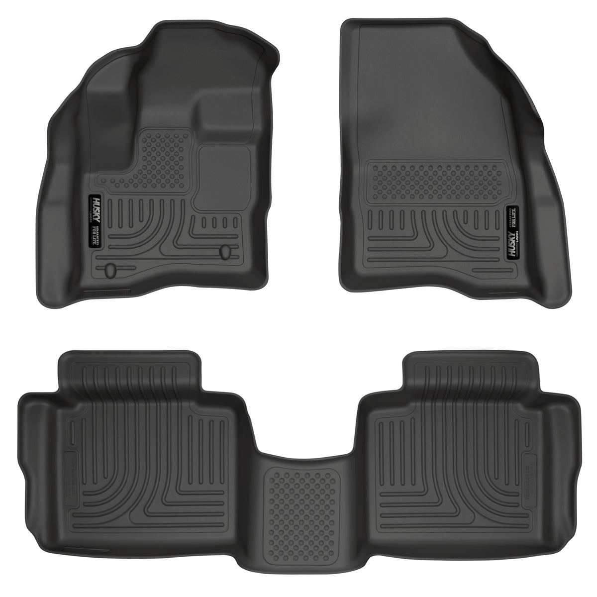 Weatherbeater Front & 2nd Seat Floor Liners For 2010-2019 Taurus Husky Liners