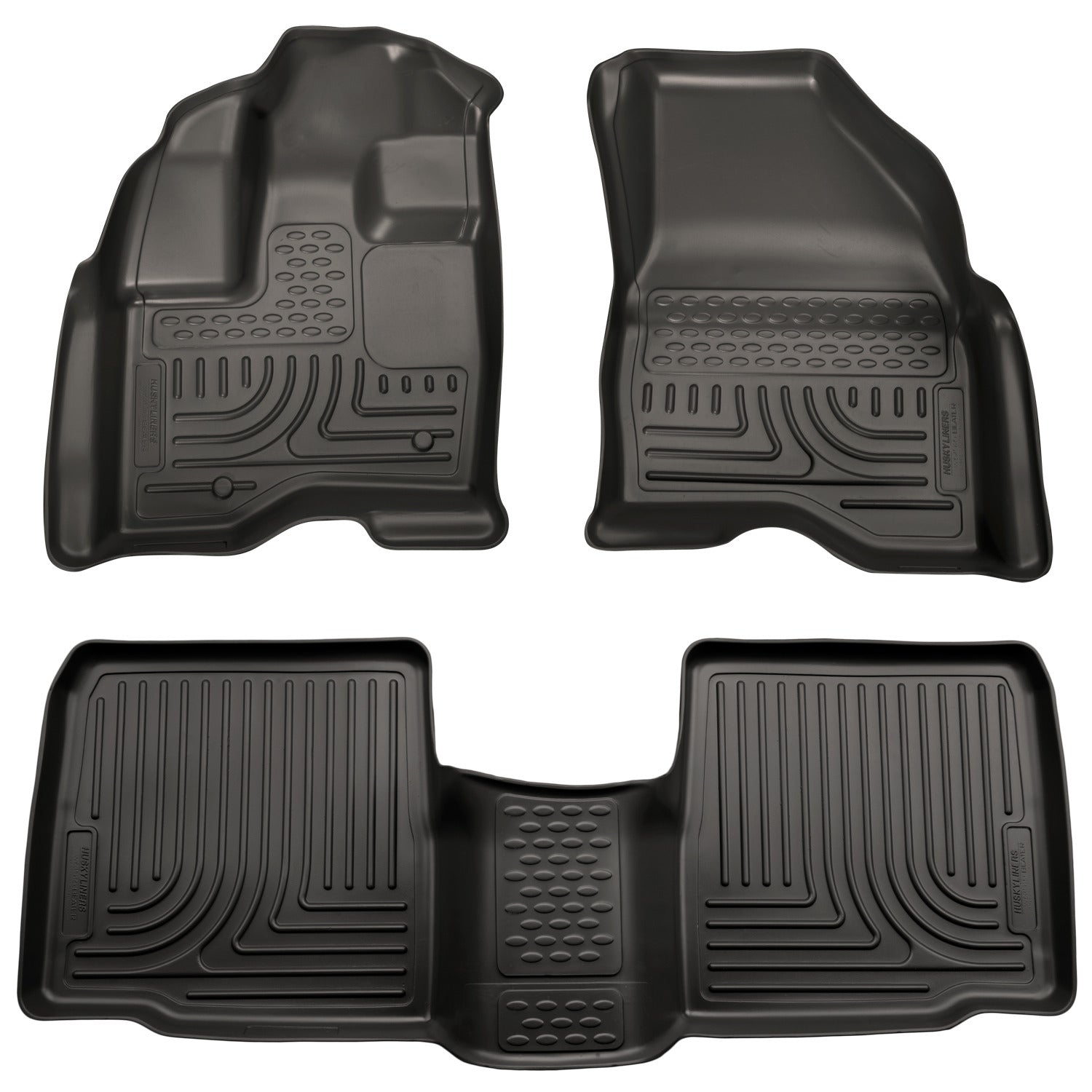 Weatherbeater Front & 2nd Seat Floor Liners For 2009-2016 MKS Husky Liners