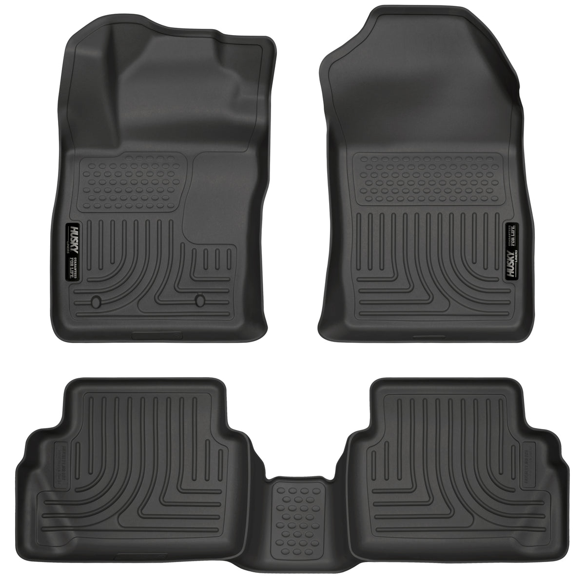 Weatherbeater Front & 2nd Seat Floor Liners For 2011-2019 Fiesta Husky Liners