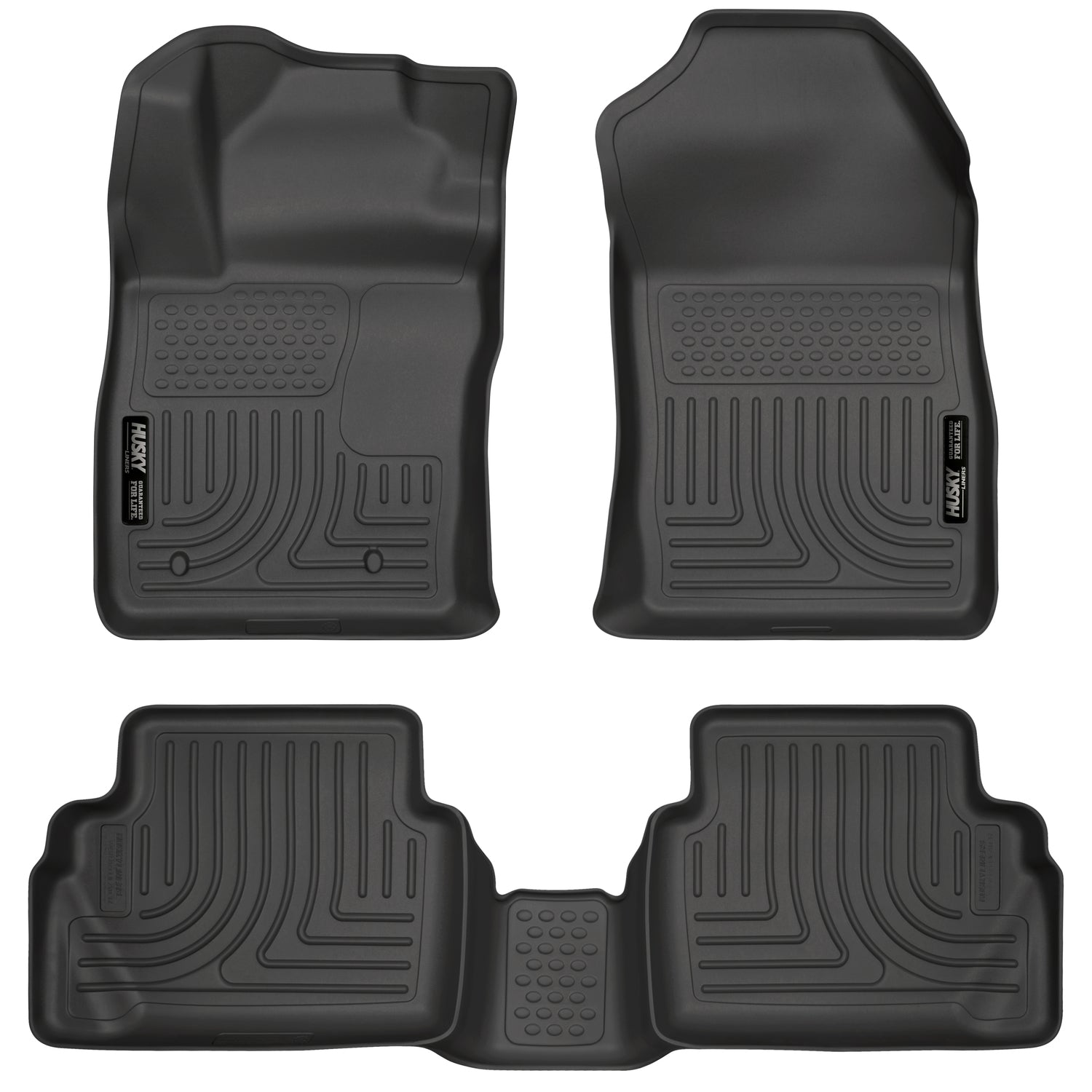Weatherbeater Front & 2nd Seat Floor Liners For 2011-2019 Fiesta Husky Liners