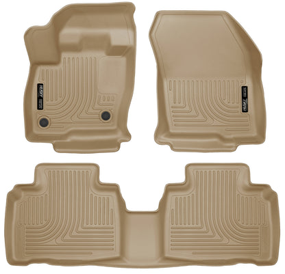 Weatherbeater Front & 2nd Seat Floor Liners For 2015-2024 Edge Husky Liners