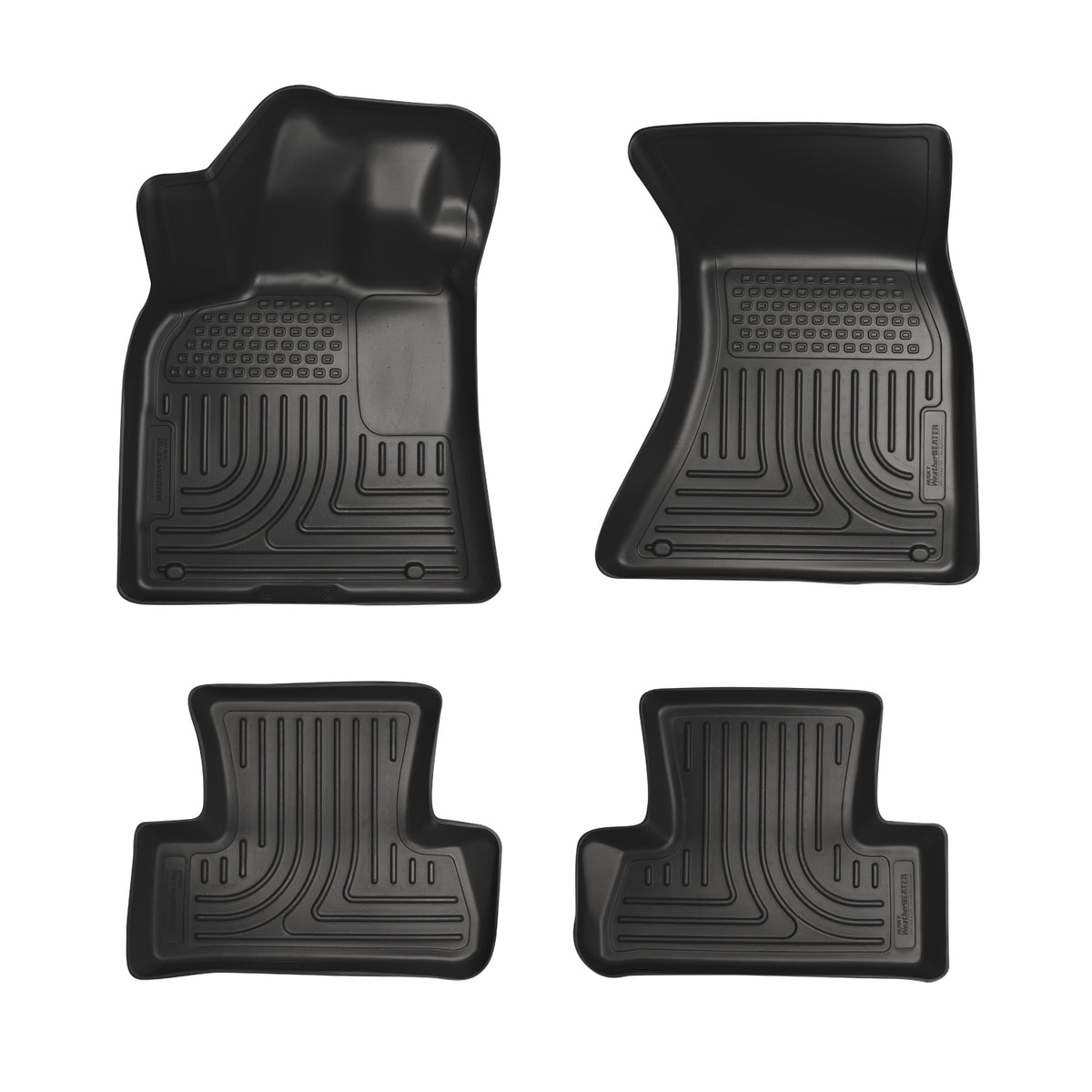 Weatherbeater Front & 2nd Seat Floor Liners For 2010-2015 GLK350/GLK250 Husky Liners