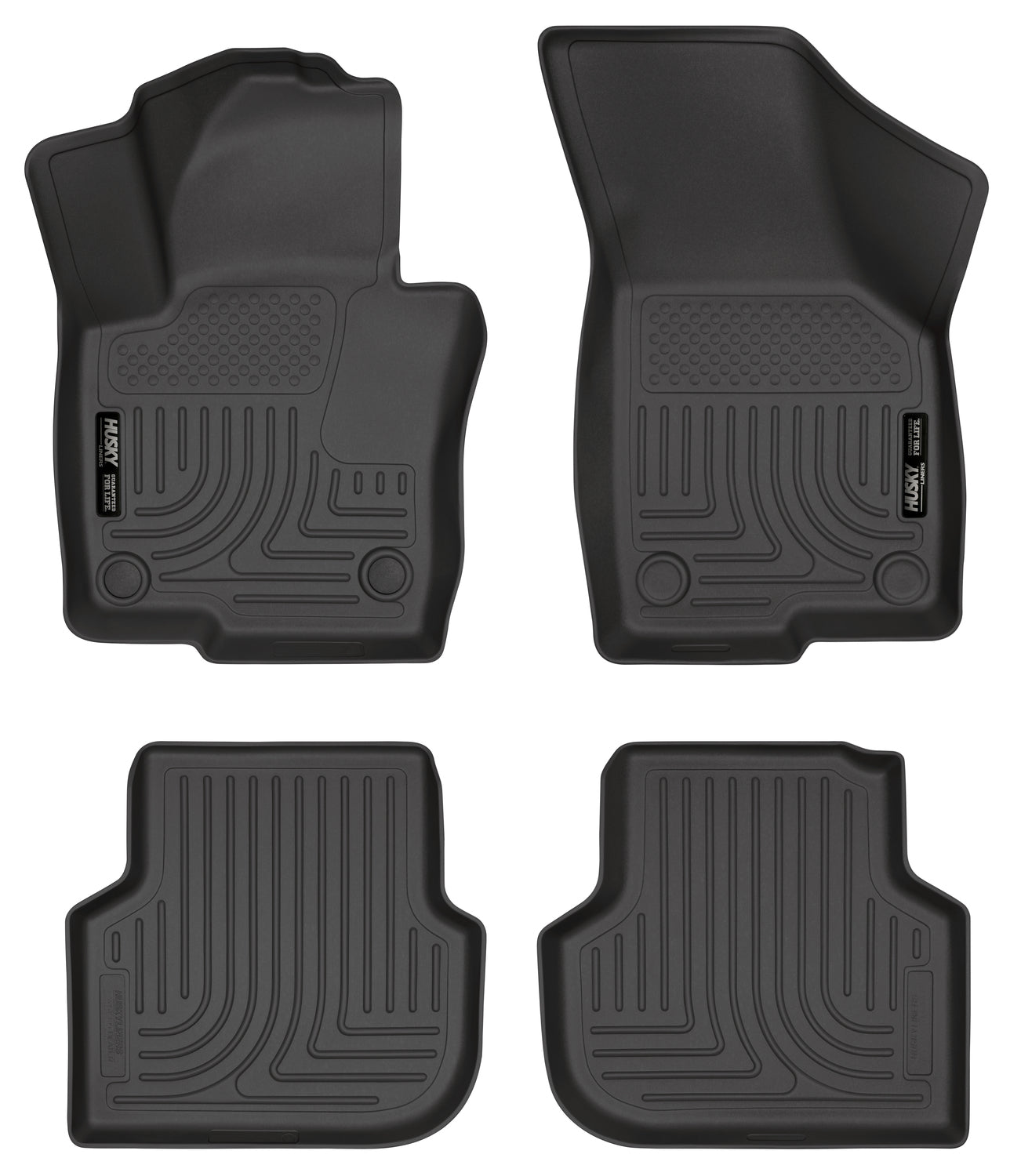 Weatherbeater Front & 2nd Seat Floor Liners For 2011-2018 Jetta Husky Liners