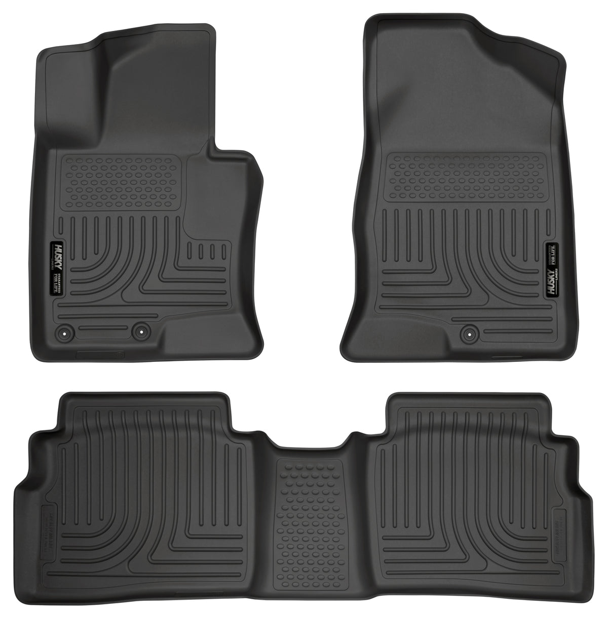 Weatherbeater Front & 2nd Seat Floor Liners For 2011-2015 Sonata Husky Liners
