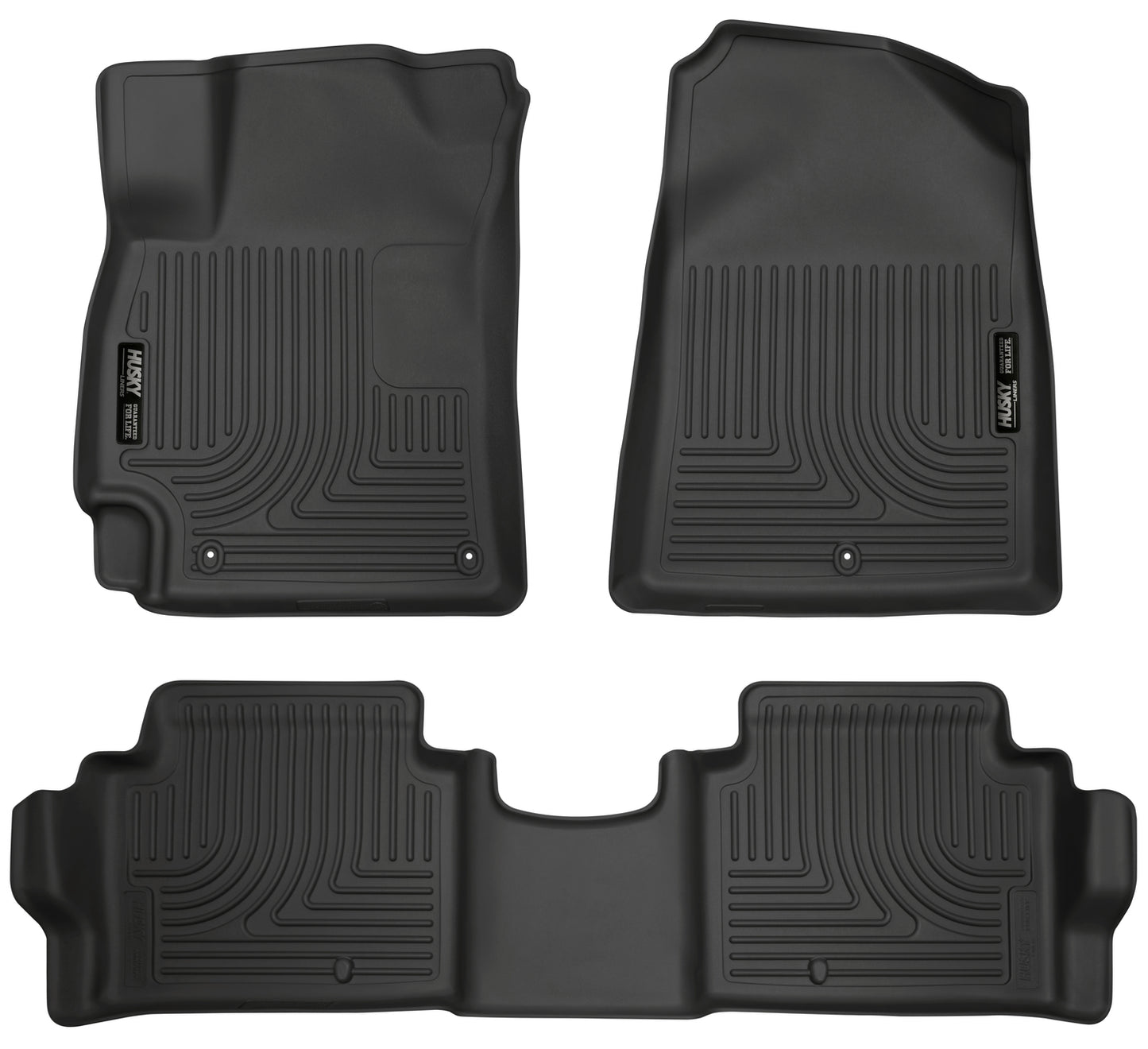 Weatherbeater Front & 2nd Seat Floor Liners For 2017-2020 Elantra Husky Liners