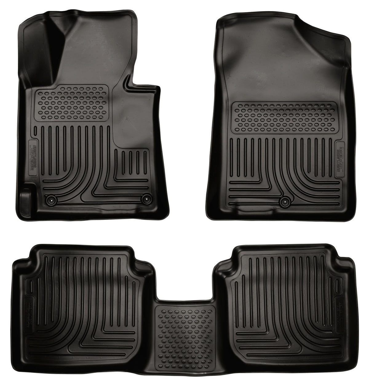 Weatherbeater Front & 2nd Seat Floor Liners For 2011-2013 Elantra Coupe Husky Liners