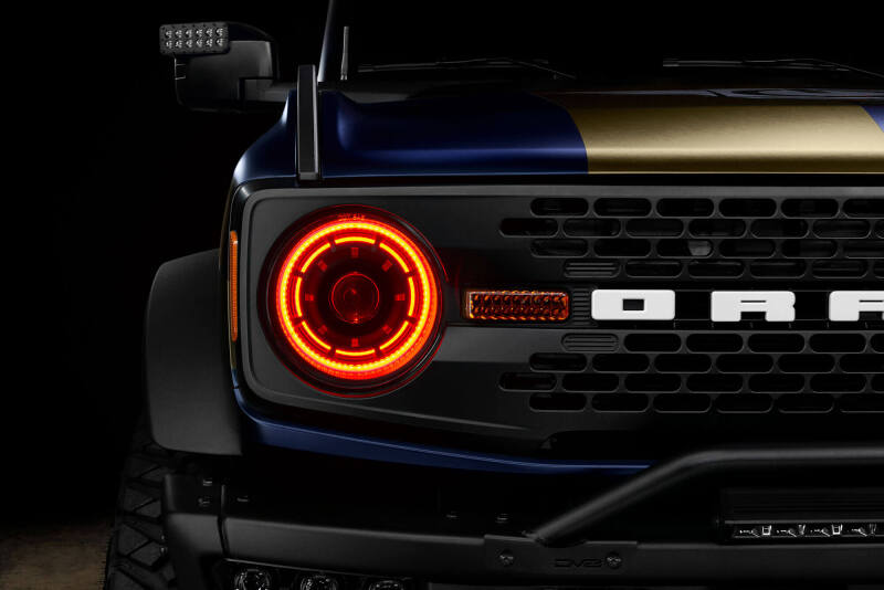 Oracle 2021+ Ford Bronco Oculus Bi-LED Projector Headlights - ColorSHIFT LED