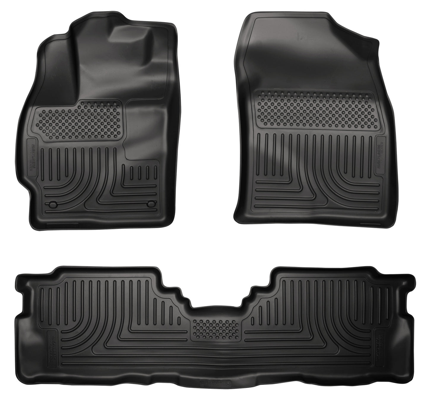 Weatherbeater Front & 2nd Seat Floor Liners For 2012-2017 Prius V Husky Liners