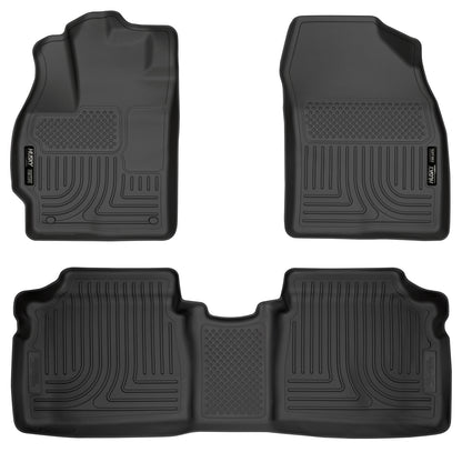 Weatherbeater Front & 2nd Seat Floor Liners For 2010-2014 Prius Husky Liners