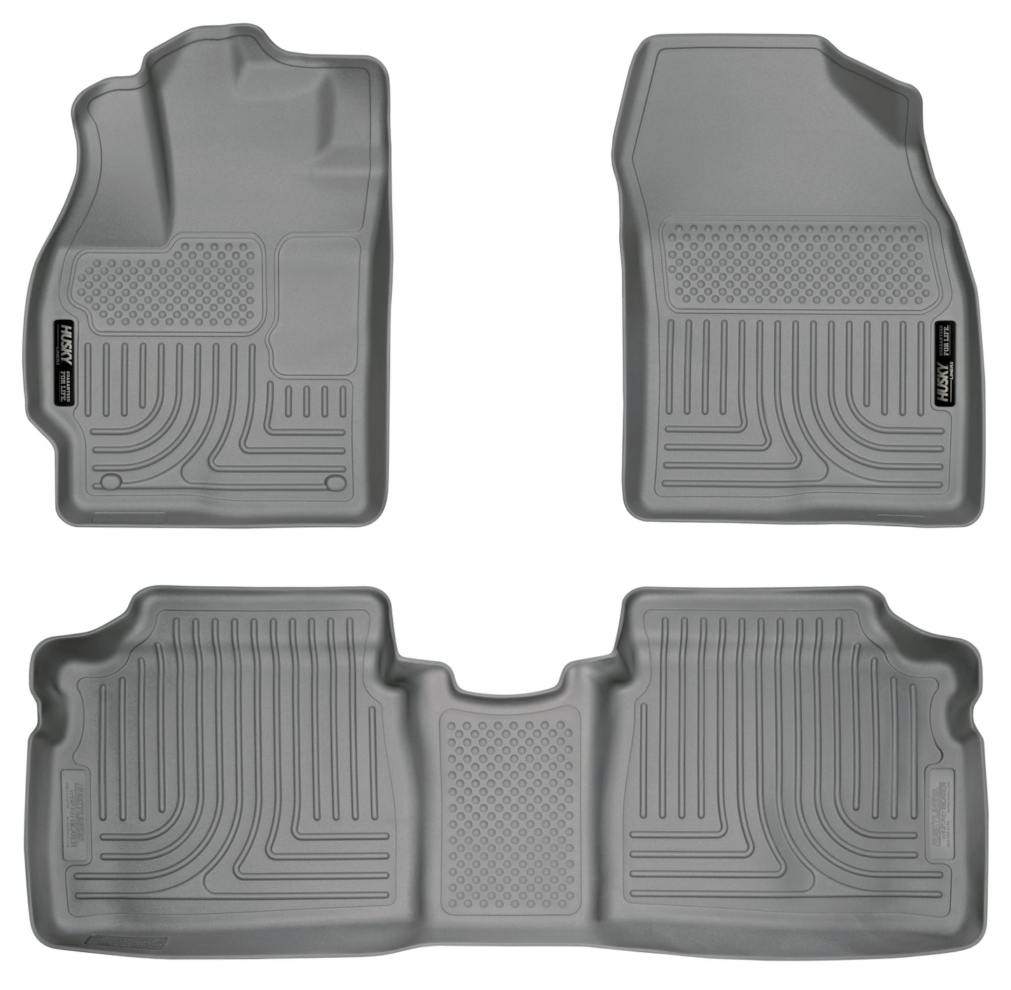 Weatherbeater Front & 2nd Seat Floor Liners For 2010-2014 Prius Husky Liners