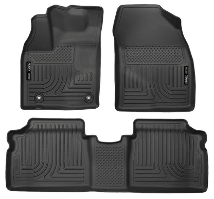 Weatherbeater Front & 2nd Seat Floor Liners For 2012-2015 Prius Plug-In Husky Liners