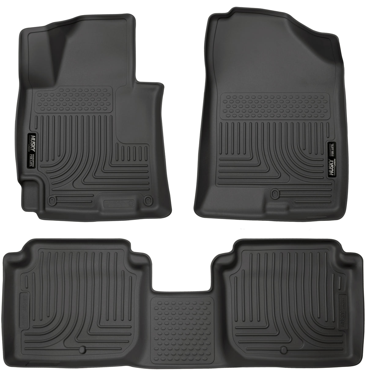 Weatherbeater Front & 2nd Seat Floor Liners For 2014-2016 Elantra Husky Liners