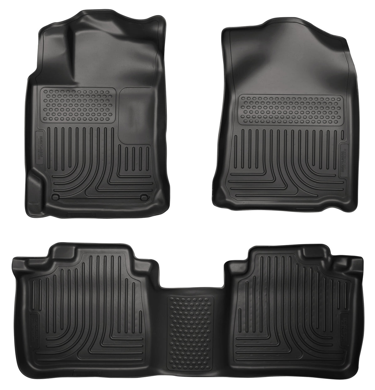 Weatherbeater Front & 2nd Seat Floor Liners For 2013-2015 ES300h/ES350 Husky Liners