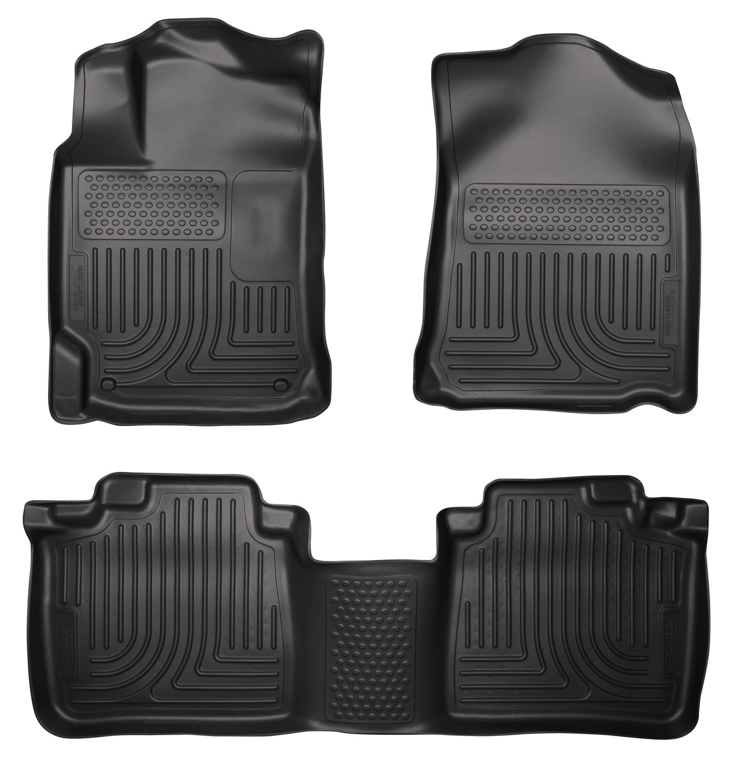 Weatherbeater Front & 2nd Seat Floor Liners For 2013-2015 ES300h/ES350 Husky Liners