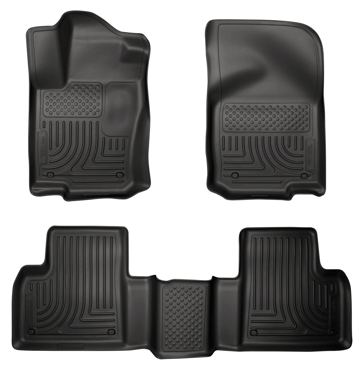 Weatherbeater Front & 2nd Seat Floor Liners For 2012-2019 ML350, GL350, GL450, ML250, GLE300d, GLE350, GLE400, GLE550e, GLS450, GLS550, GLE43 AMG Husky Liners