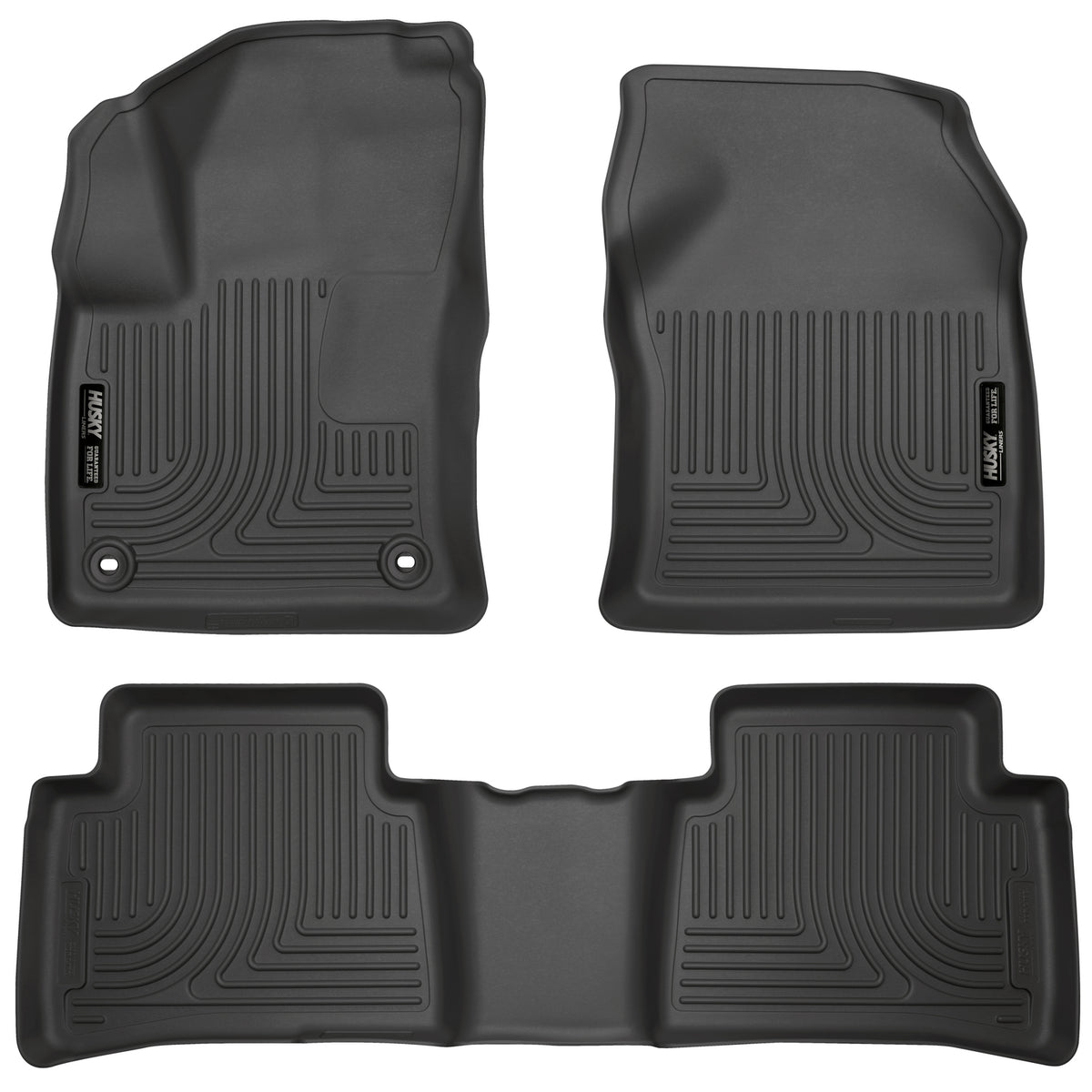 Weatherbeater Front & 2nd Seat Floor Liners For 2016-2022 Prius Prime Husky Liners
