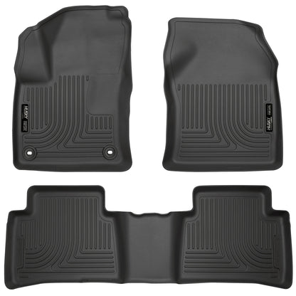 Weatherbeater Front & 2nd Seat Floor Liners For 2016-2022 Prius Prime Husky Liners