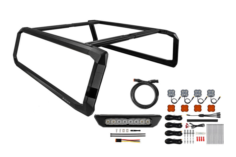 Diode Dynamics 08-25 Dodge Ram 2500/ Ford 2500 F250/ F-250 Super Duty IBEX D3 Bed Rack - Short Bed