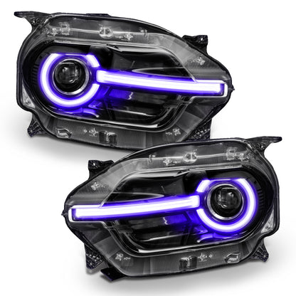 Oracle 2021 Ford Bronco Sport RGB+W Headlight DRL + Halo - ColorSHIFT w/o Controller