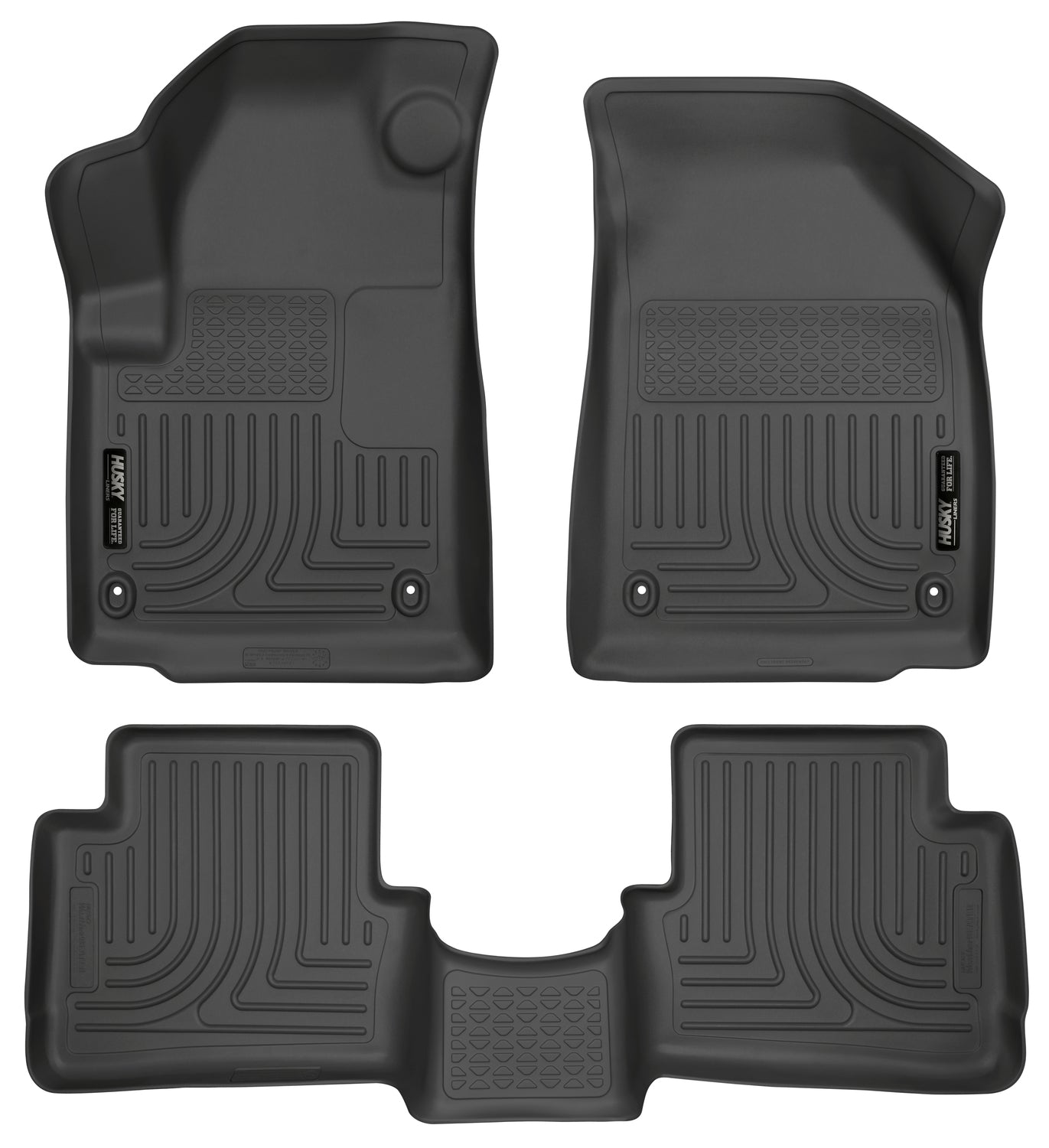 Weatherbeater Front & 2nd Seat Floor Liners For 2013-2016 Dart Husky Liners