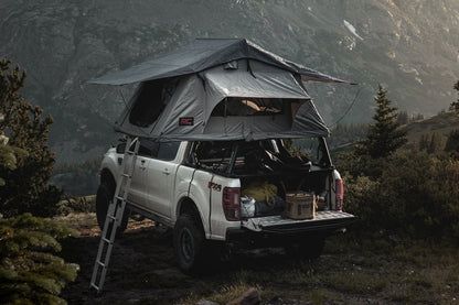 Roof Top Tent Rack Mount 12 Volt Accessory w/Ladder Extension & LED Light Kit Rough Country