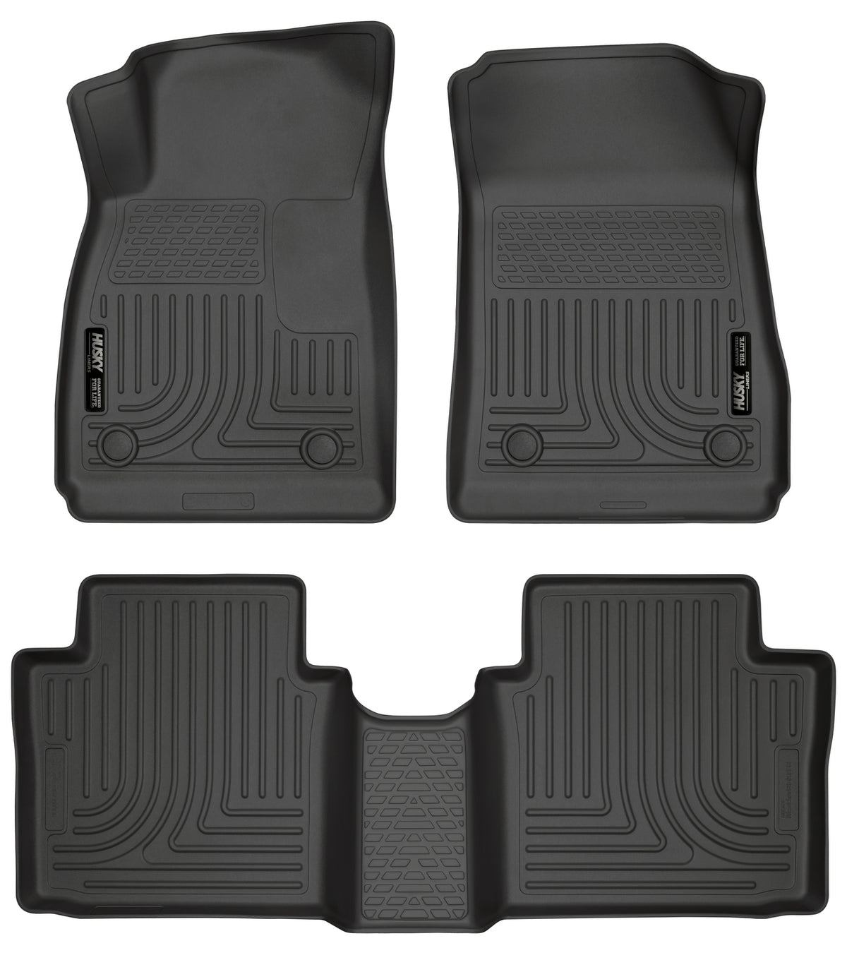 Weatherbeater Front & 2nd Seat Floor Liners For 2014-2020 Impala Husky Liners