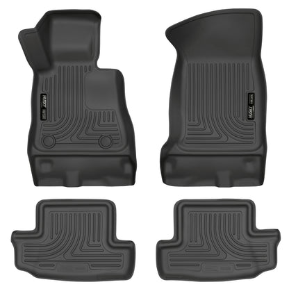 Weatherbeater Front & 2nd Seat Floor Liners For 2016-2024 Camaro Husky Liners