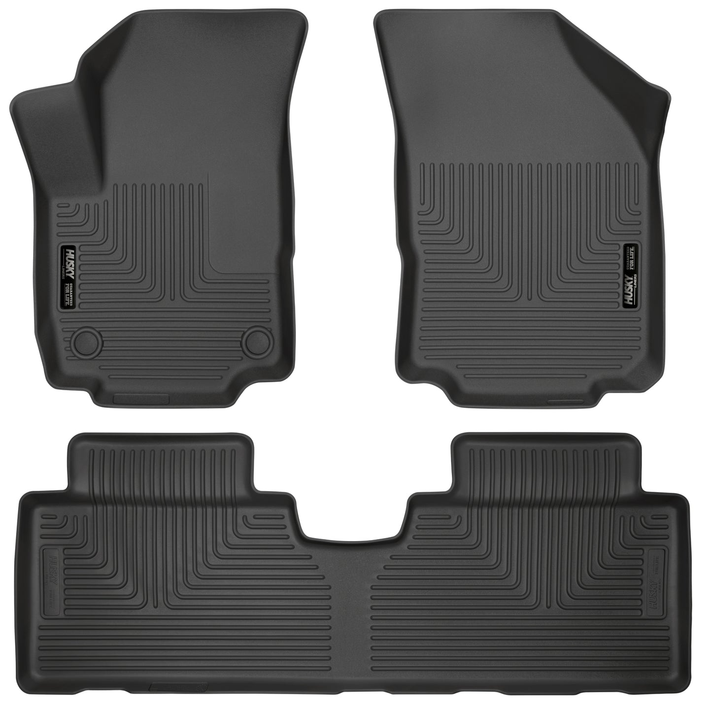 Weatherbeater Front & 2nd Seat Floor Liners For 2018-2024 Equinox Husky Liners