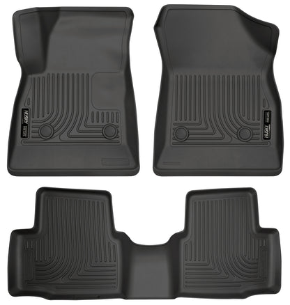Weatherbeater Front & 2nd Seat Floor Liners For 2016-2019 Cruze Husky Liners