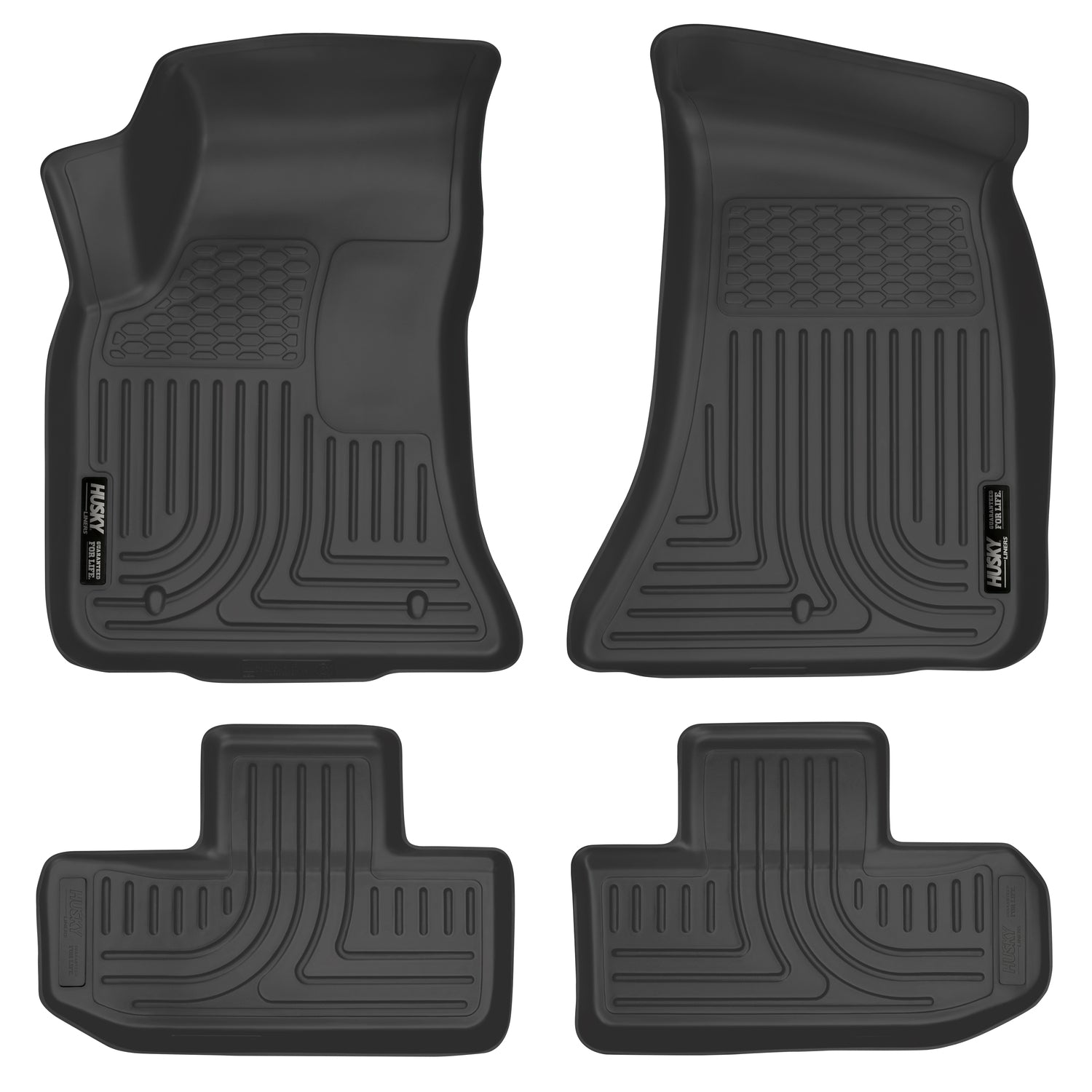 Weatherbeater Front & 2nd Seat Floor Liners For 2016-2023 Challenger Husky Liners
