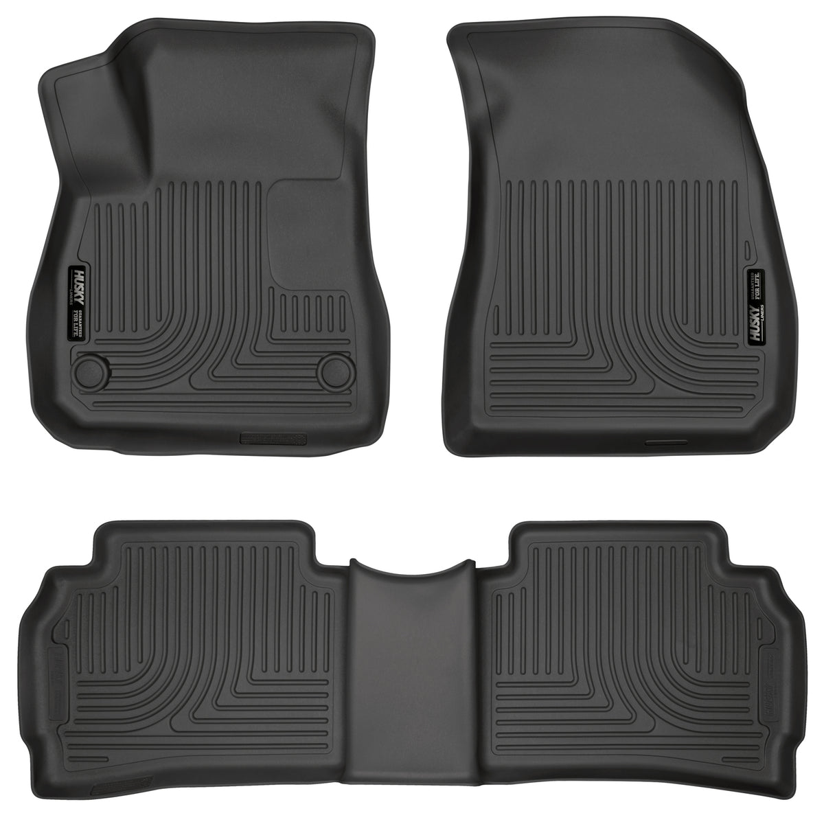 Weatherbeater Front & 2nd Seat Floor Liners For 2016-2025 Malibu Husky Liners