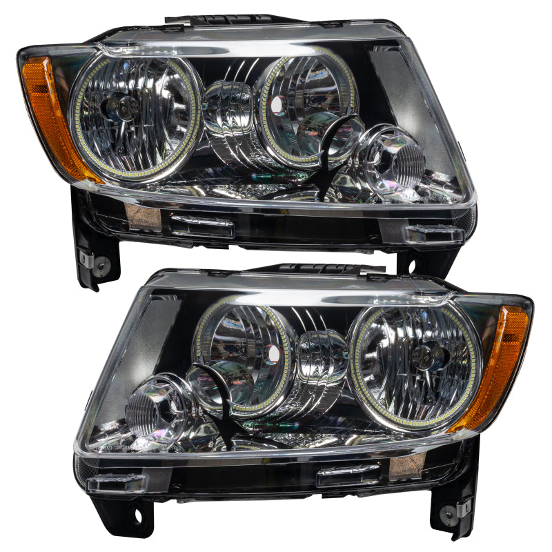 Oracle 11-13 Jeep Grand Cherokee SMD HL (Non-HID) - Chrome - White
