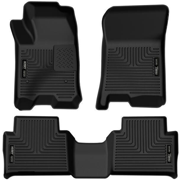 Weatherbeater Front & 2nd Seat Floor Liners For 2023-2025 Colorado/Canyon Husky Liners