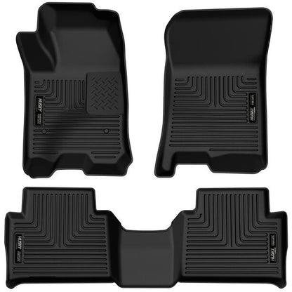 Weatherbeater Front & 2nd Seat Floor Liners For 2023-2025 Colorado/Canyon Husky Liners