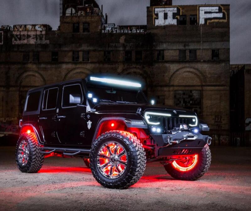 Oracle Jeep JK Upper Windshield Brackets/Light Combo