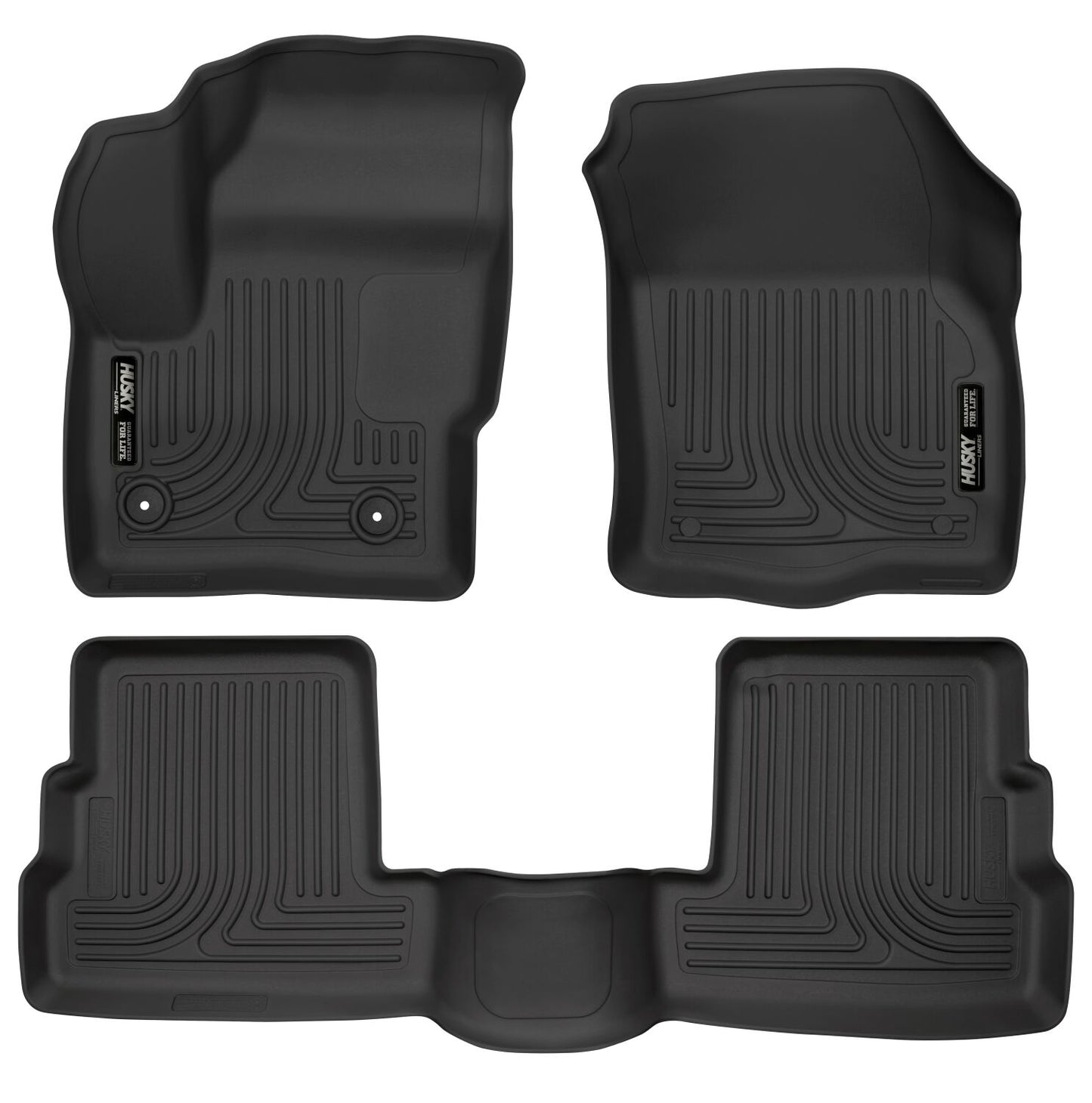 Weatherbeater Front & 2nd Seat Floor Liners For 2015-2019 MKC Husky Liners