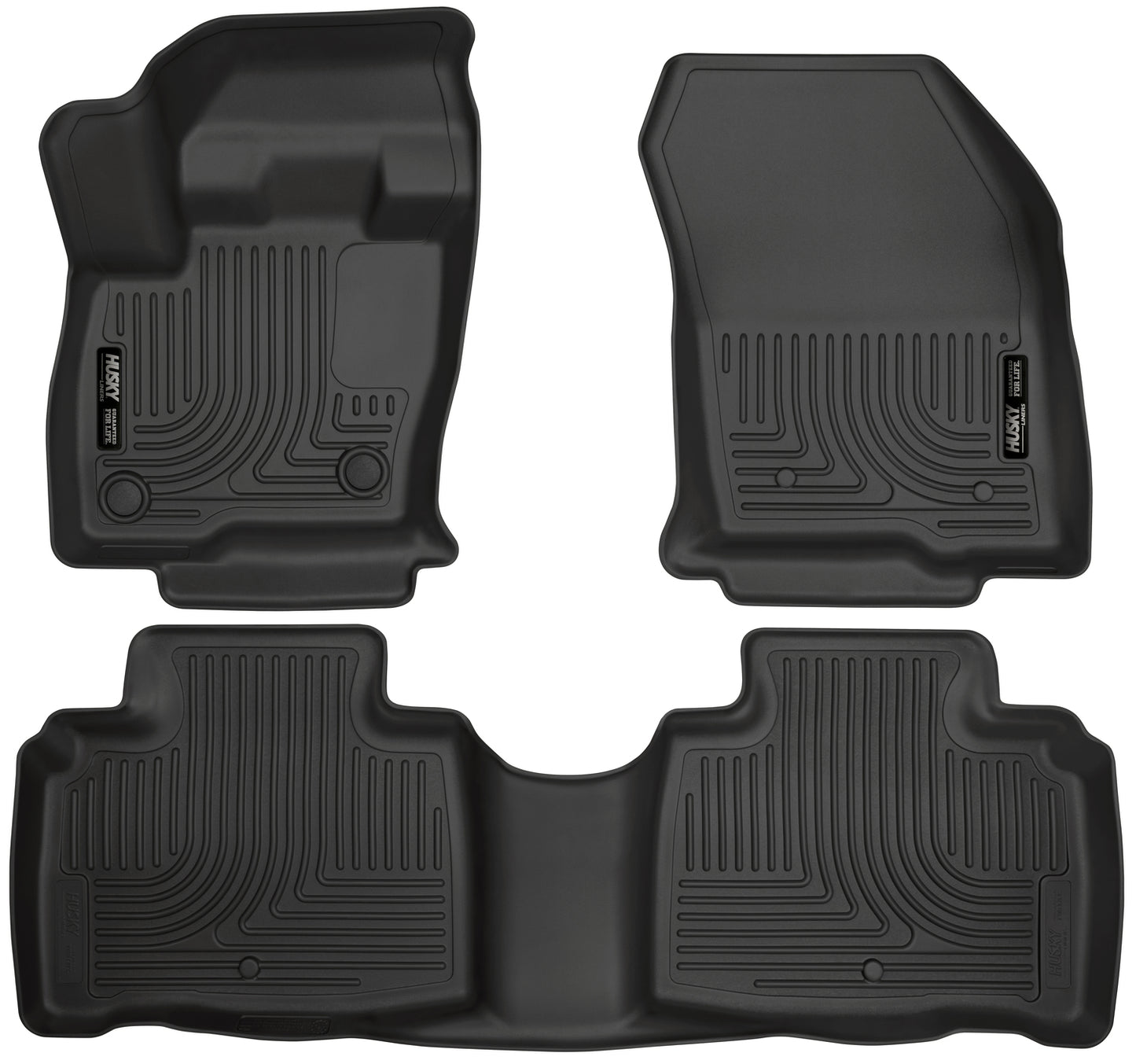 Weatherbeater Front & 2nd Seat Floor Liners For 2016-2023 MKX/Nautilus Husky Liners