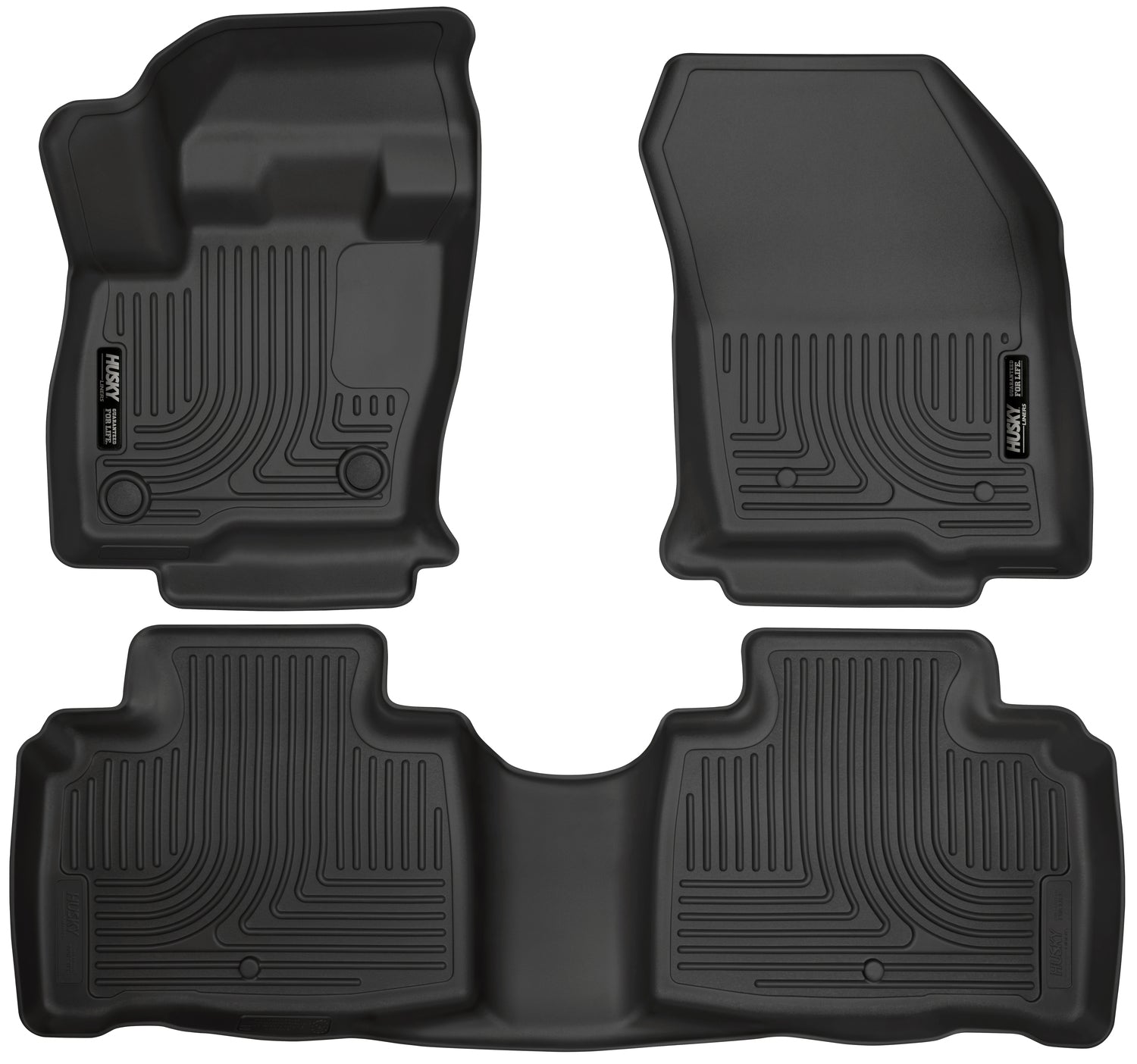 Weatherbeater Front & 2nd Seat Floor Liners For 2016-2023 MKX/Nautilus Husky Liners