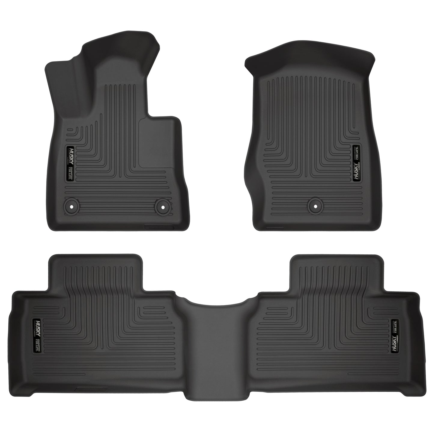 Weatherbeater Front & 2nd Seat Floor Liners For 2020-2025 Explorer Husky Liners