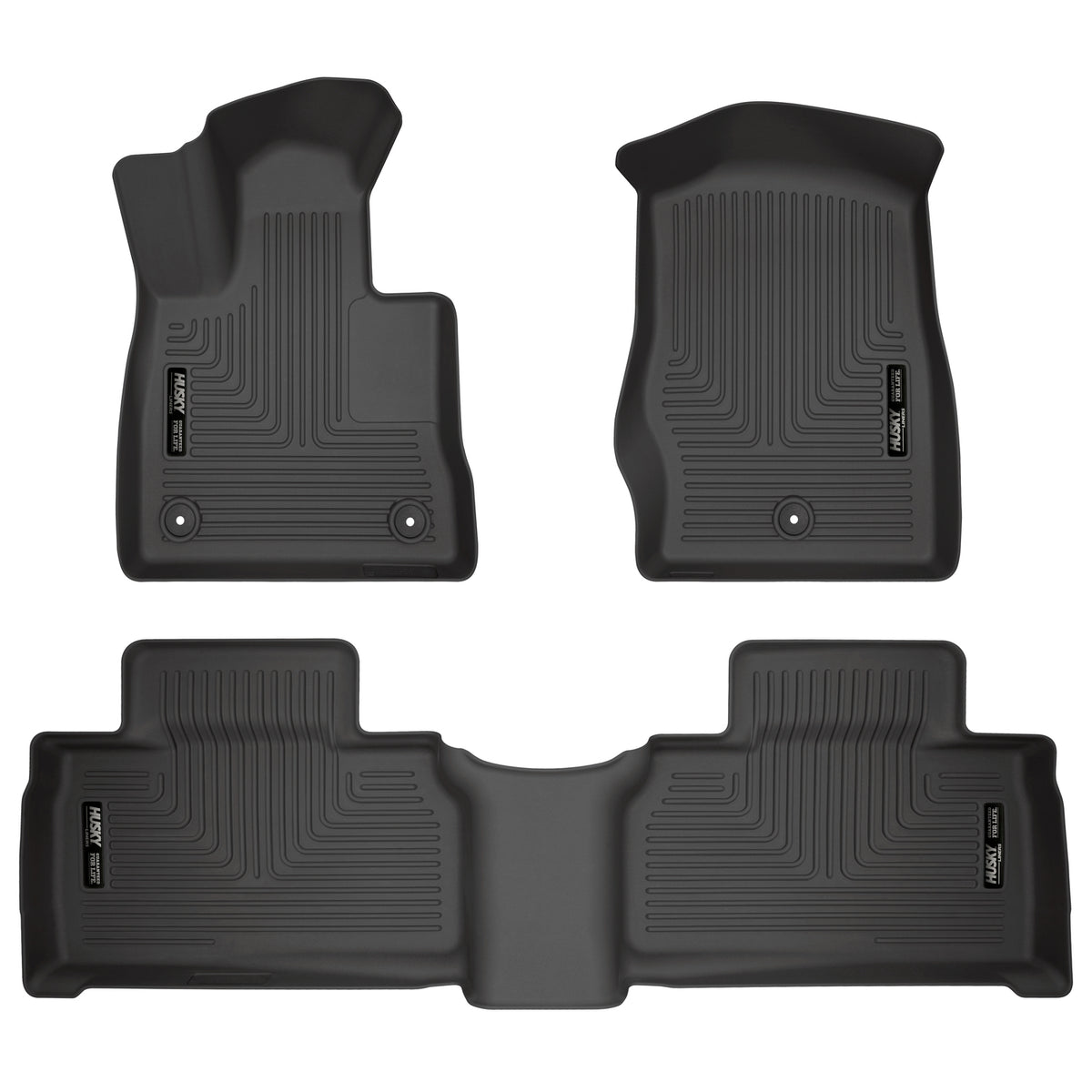 Weatherbeater Front & 2nd Seat Floor Liners For 2020-2025 Explorer Husky Liners