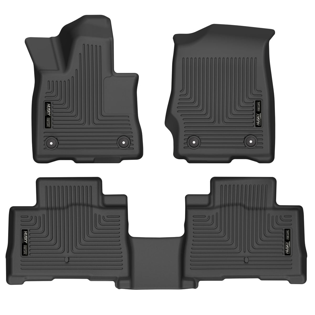Weatherbeater Front & 2nd Seat Floor Liners For 2020-2025 Aviator Husky Liners