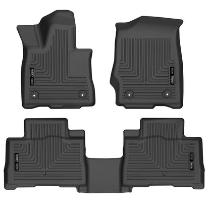 Weatherbeater Front & 2nd Seat Floor Liners For 2020-2025 Aviator Husky Liners