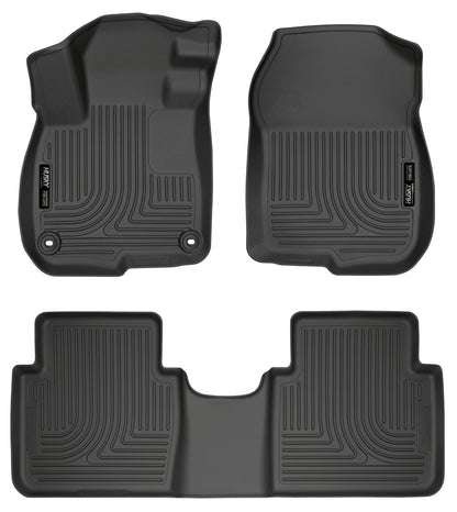 Weatherbeater Front & 2nd Seat Floor Liners For 2017-2022 CR-V Husky Liners