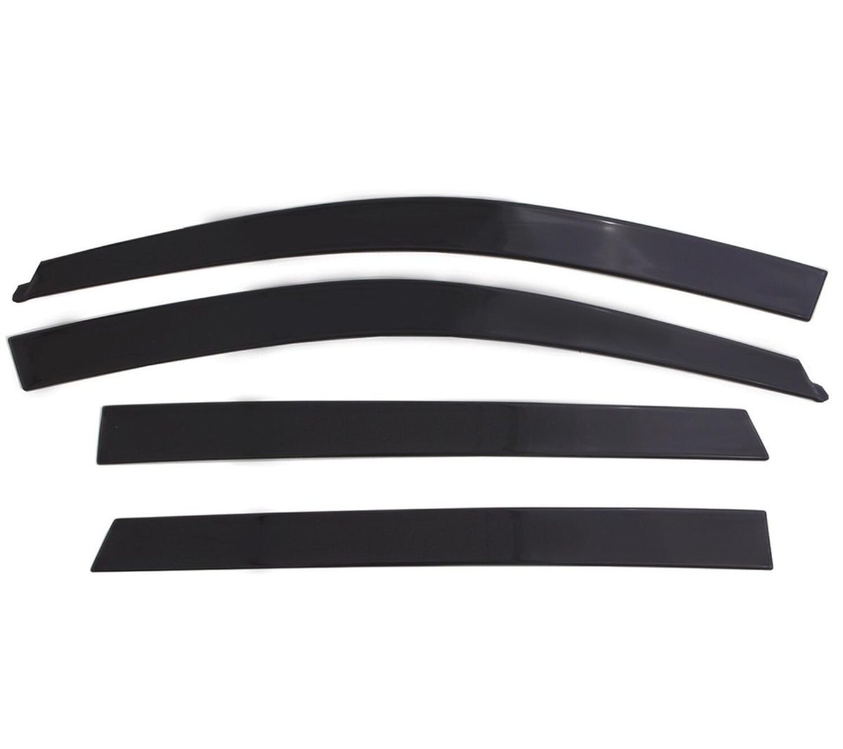Ventvisor Deflector for 2019-2024 Ram 1500 Crew Cab Pickup Smoke Low Profile In-Channel Mount 4 Piece AVS
