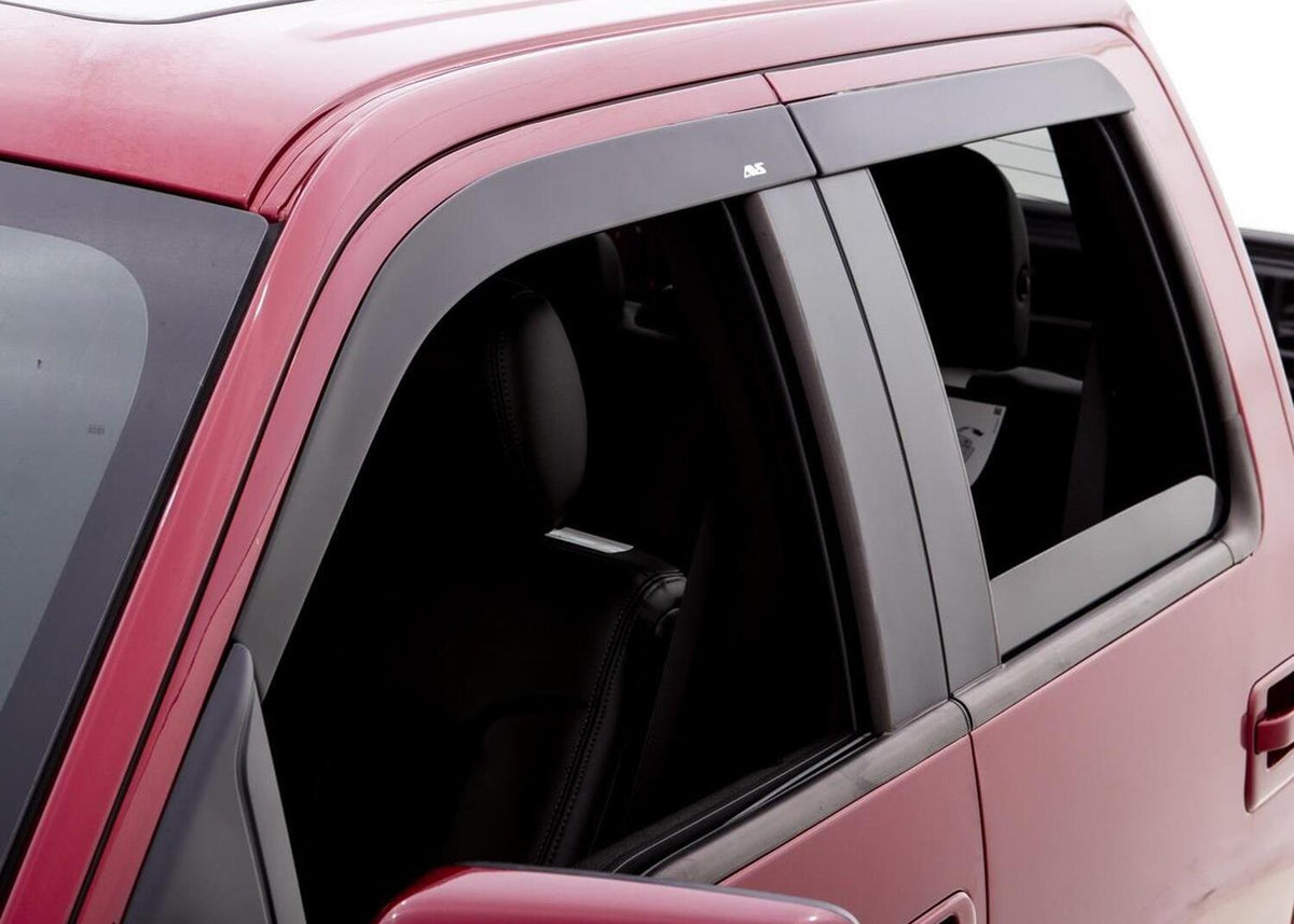 Ventvisor Deflector for 2019-2024 Ram 1500 Crew Cab Pickup Smoke Low Profile In-Channel Mount 4 Piece AVS